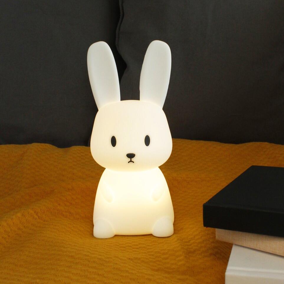 Nightlight Rabbit Bordlampe - hvid